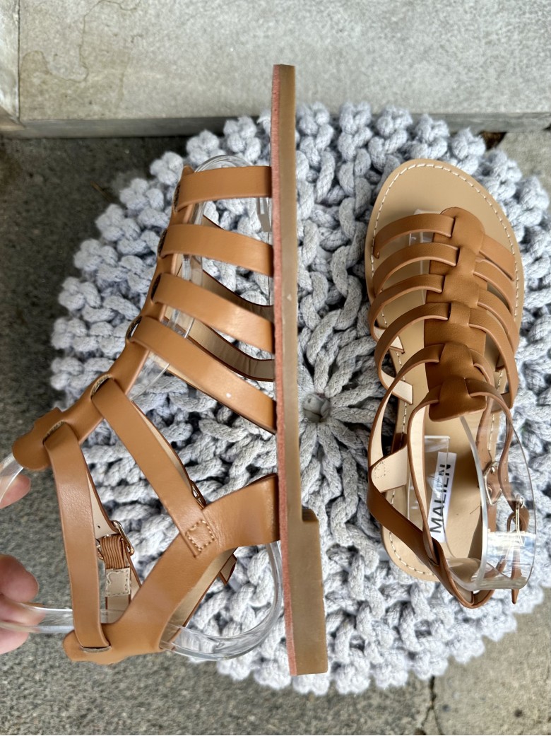 Sandali alla schiava a ragnetto CAMEL