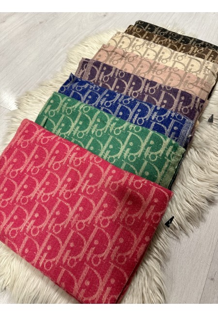 Sciarpone fantasia scritte