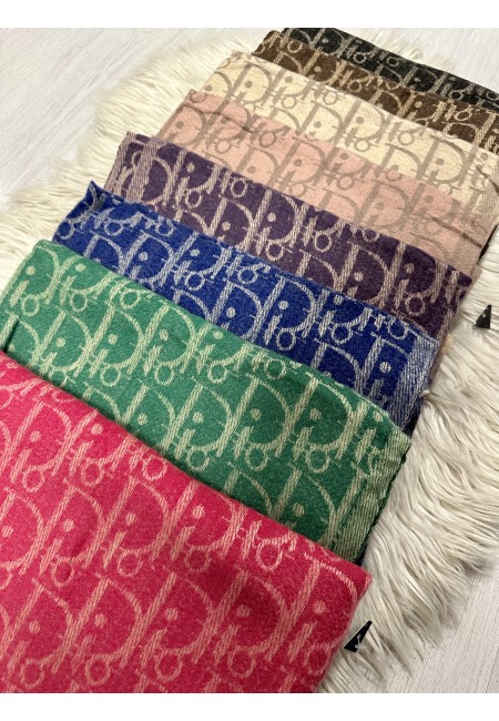 Sciarpone fantasia scritte