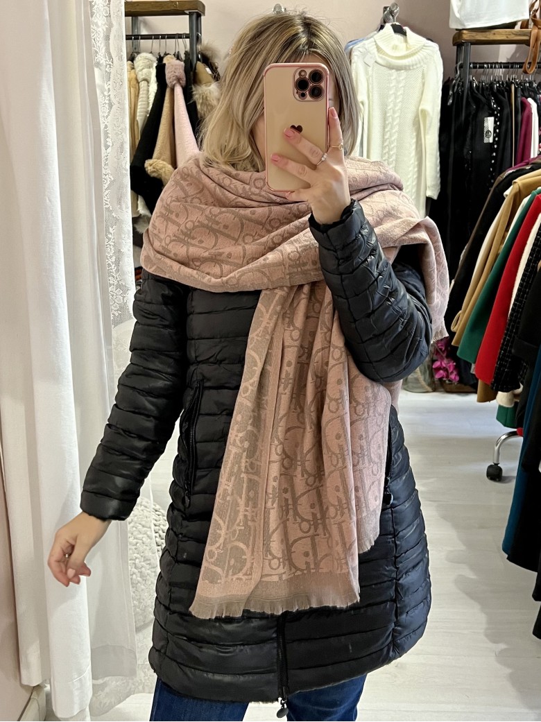 Sciarpone fantasia scritte