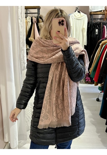 Sciarpone fantasia scritte