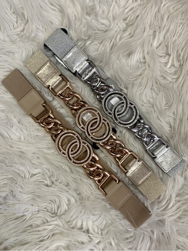 Cintura elastica cerchi con STRASS