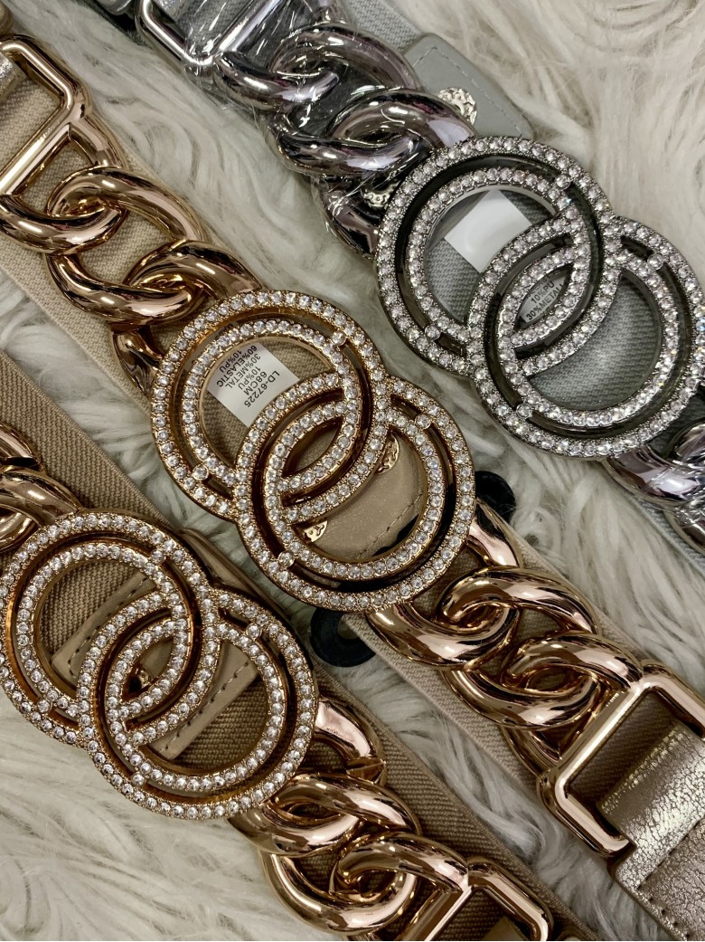 Cintura elastica cerchi con STRASS