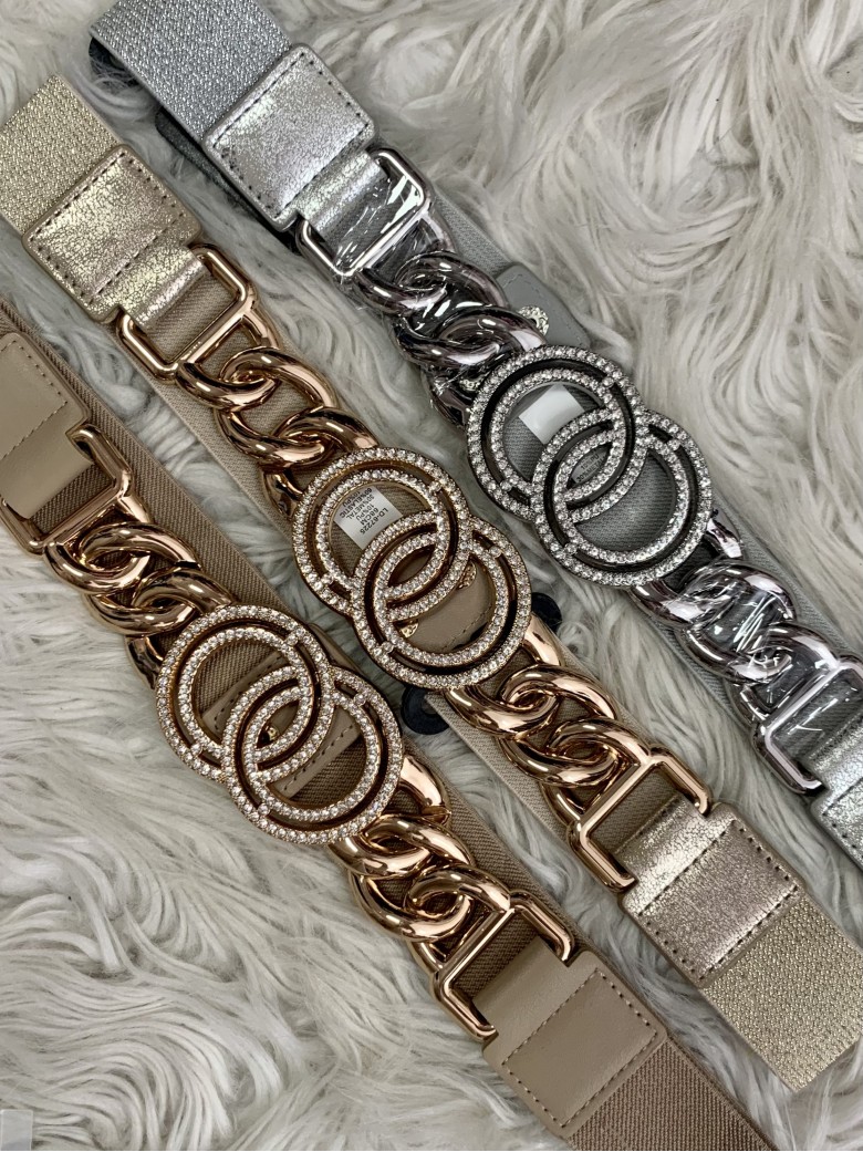 Cintura elastica cerchi con STRASS