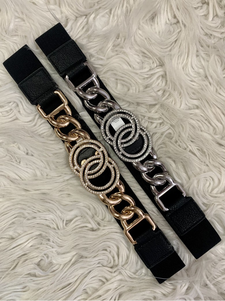 Cintura elastica cerchi con STRASS