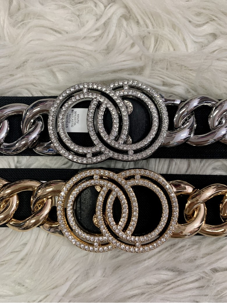 Cintura elastica cerchi con STRASS