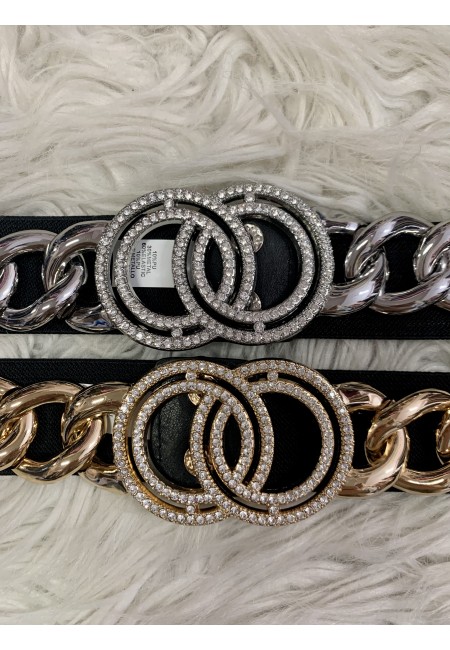 Cintura elastica cerchi con STRASS