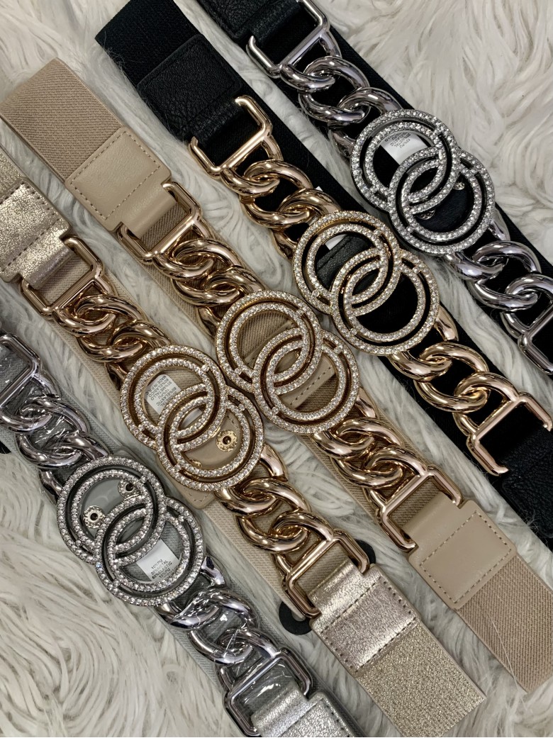 Cintura elastica cerchi con STRASS