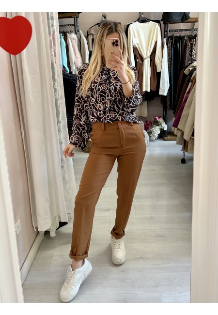 Pantaloni a sigaretta CAMMELLO