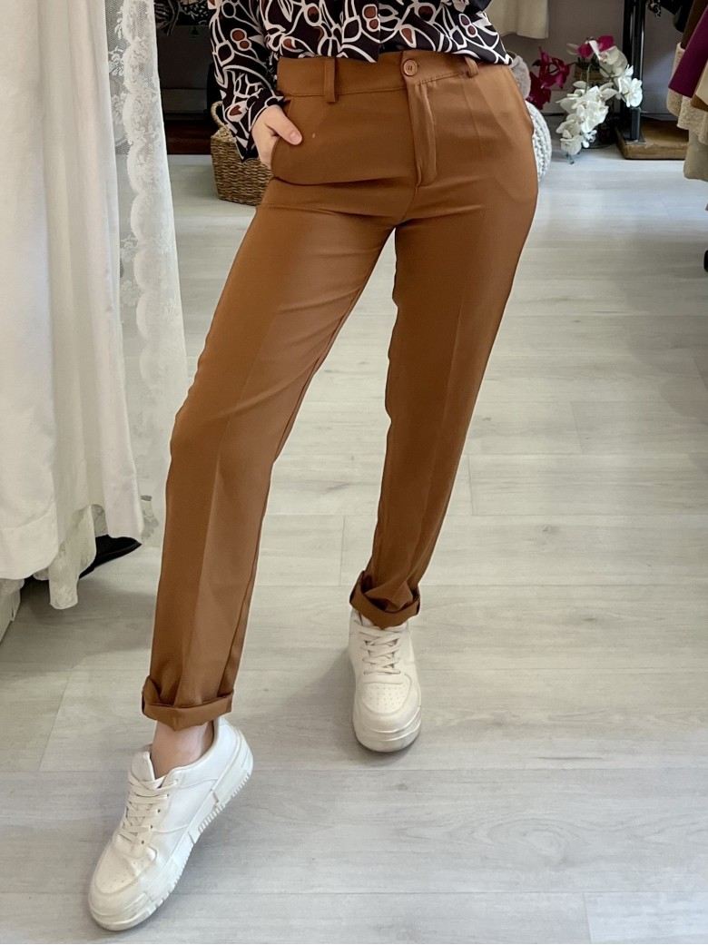 Pantaloni a sigaretta CAMMELLO