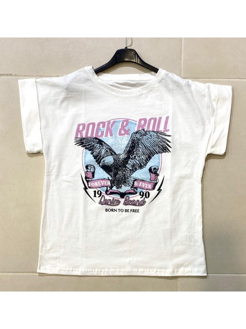 Maglia t shirt VINTAGE ROCK&ROLL