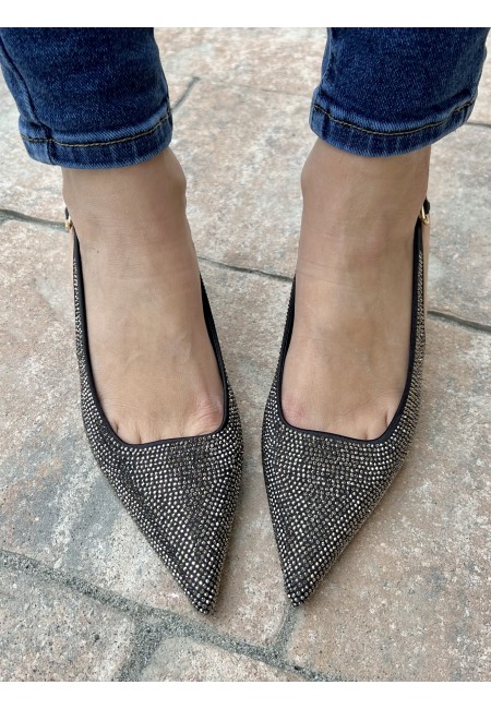 Decoltè a punta con BORCHIETTE brillanti