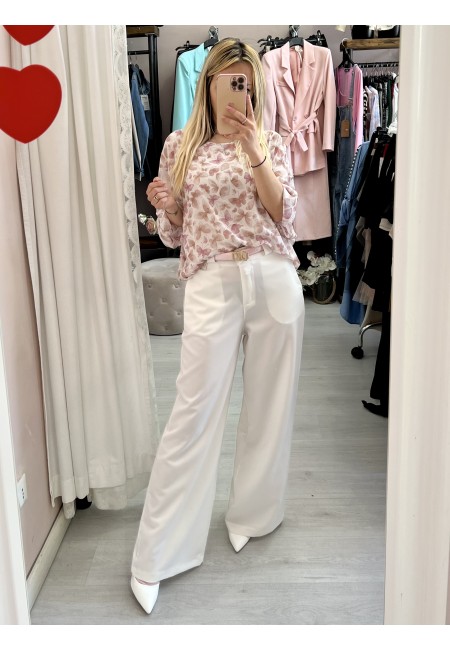 Pantaloni FORMAL BIANCHI palazzo