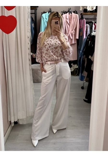 Pantaloni FORMAL BIANCHI palazzo