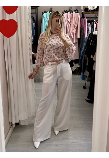 Pantaloni FORMAL BIANCHI palazzo