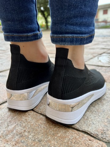 Sneakers calzino NERE 2