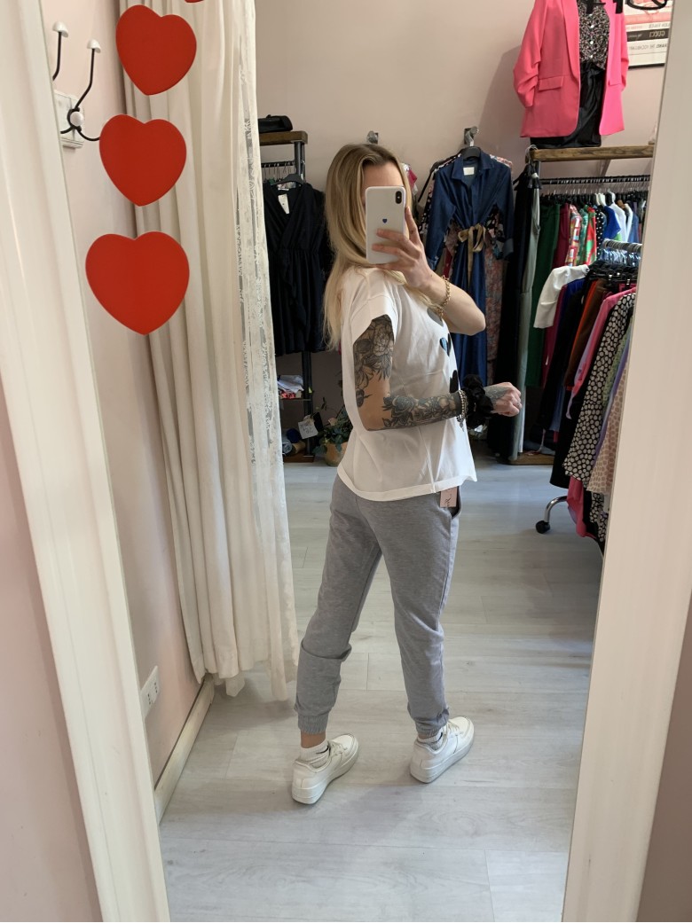 Pantaloni tuta ELASTICO in cotone