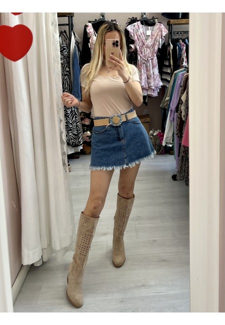 Mini gonna jeans COACHELLA