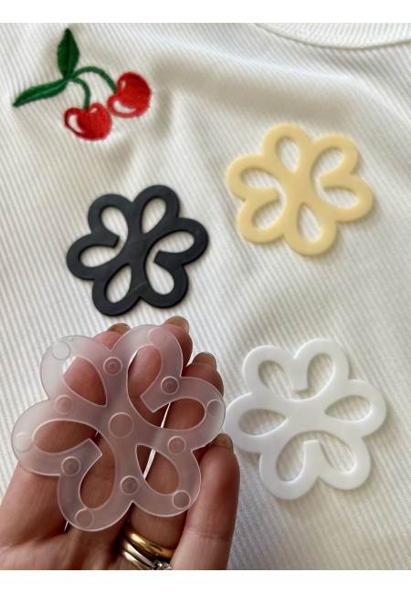 Gancetto a FIORE per spalline