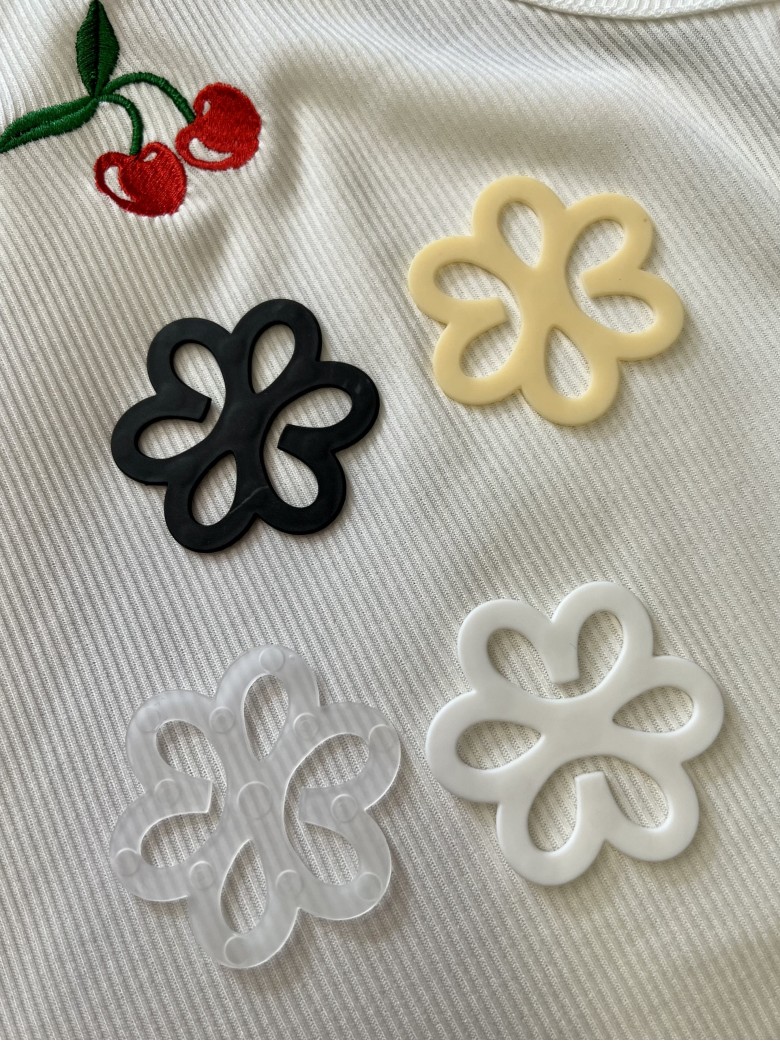 Gancetto a FIORE per spalline