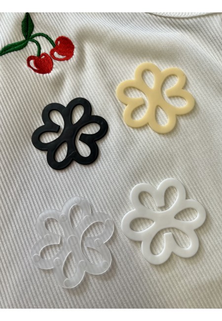 Gancetto a FIORE per spalline