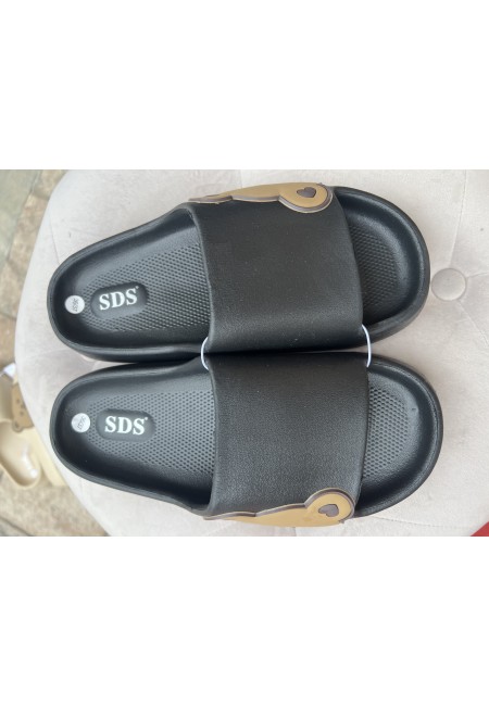 Ciabatte TEDDY nere rosa panna beige