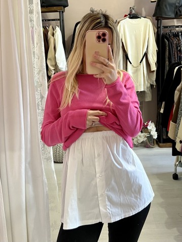 Balza effetto bordo camicia con elastico 2